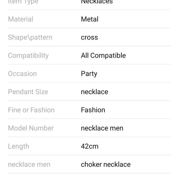 Furious Dominic Toretto cross necklace - Picture 4 of 8